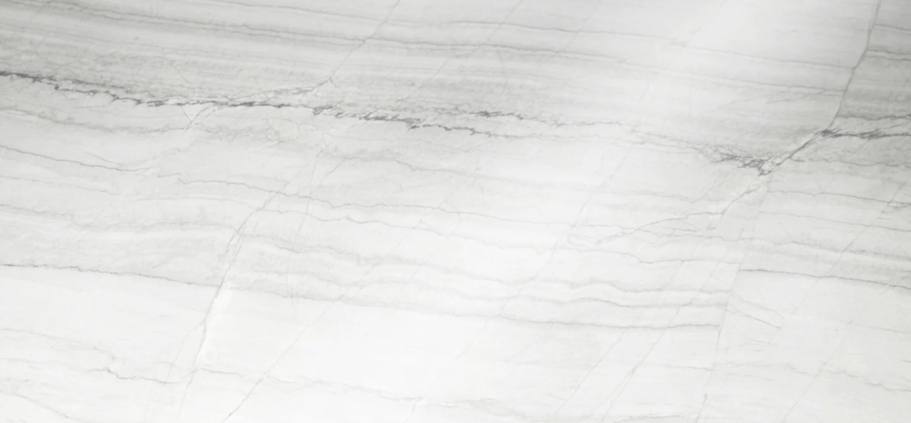 Linear White natural stone slab planning reference