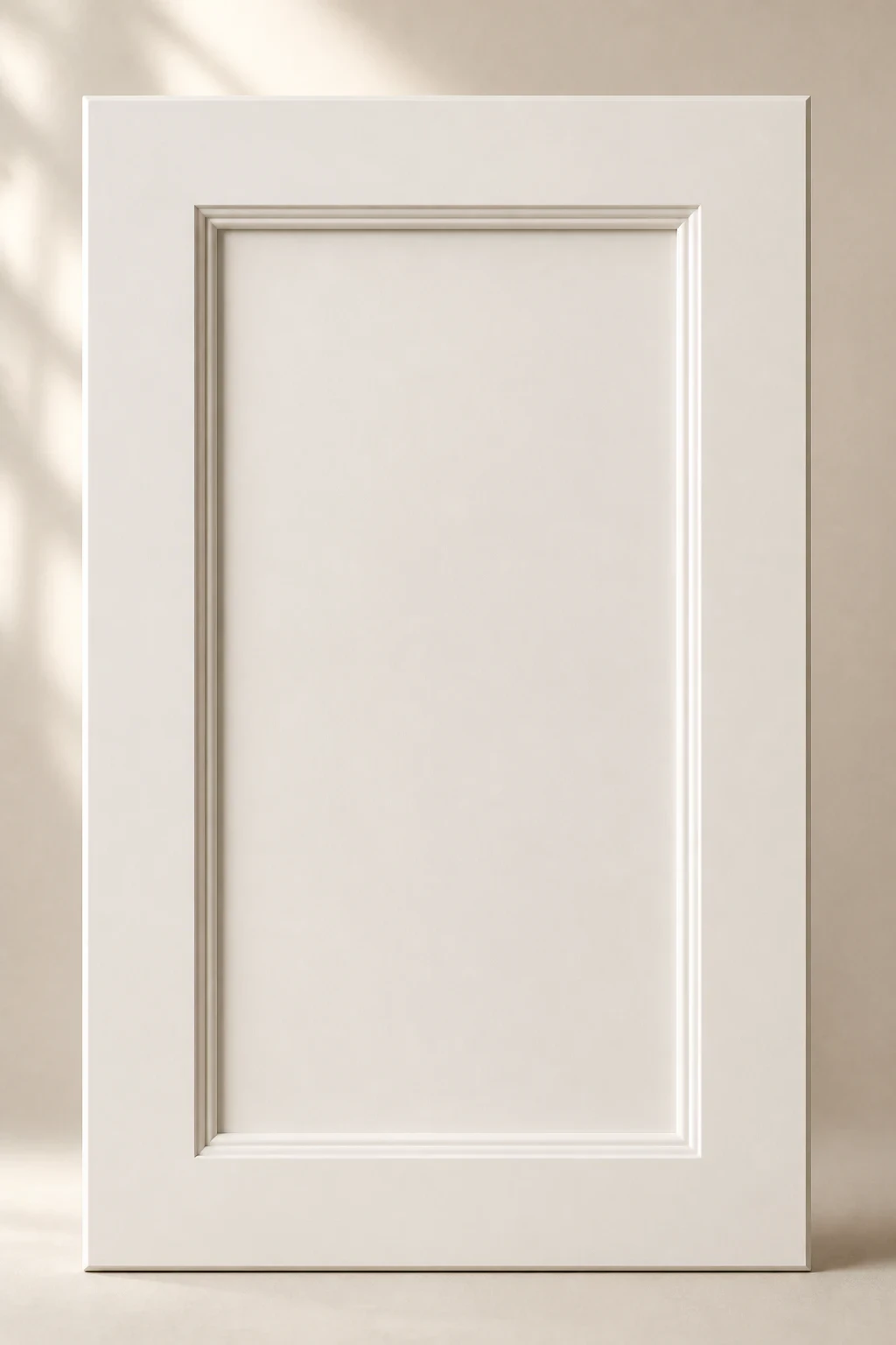 Beaded cabinet door in White Dove