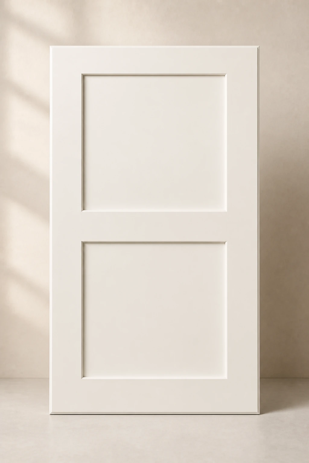 Elise cabinet door in White Dove