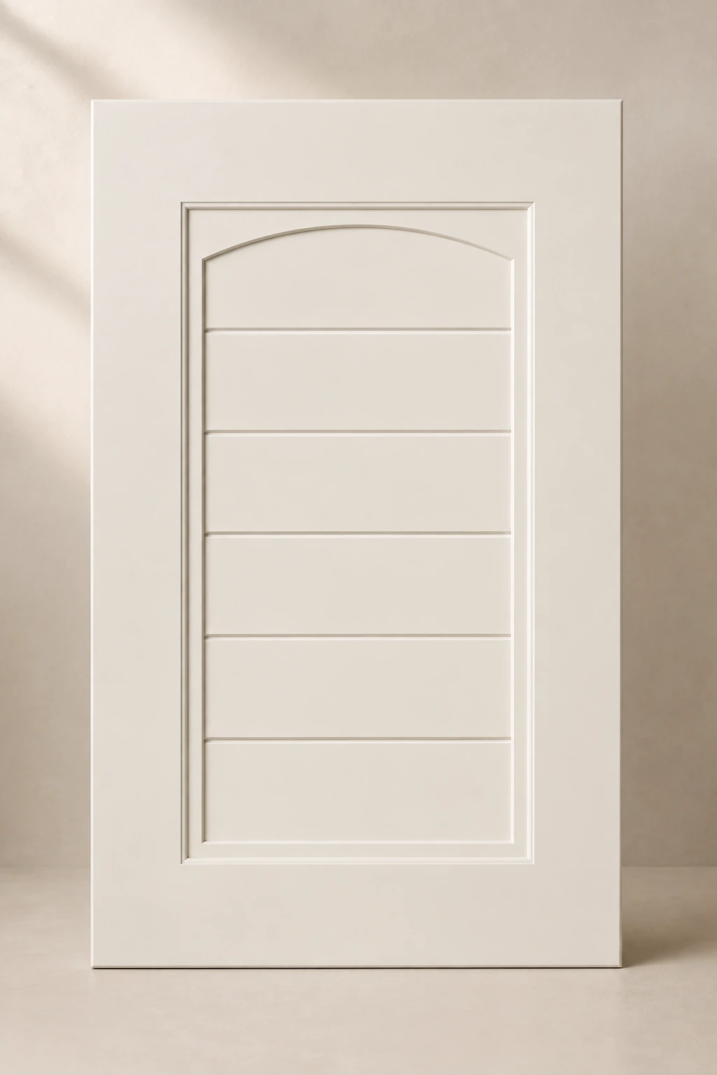 Homestead Slat cabinet door in White Dove