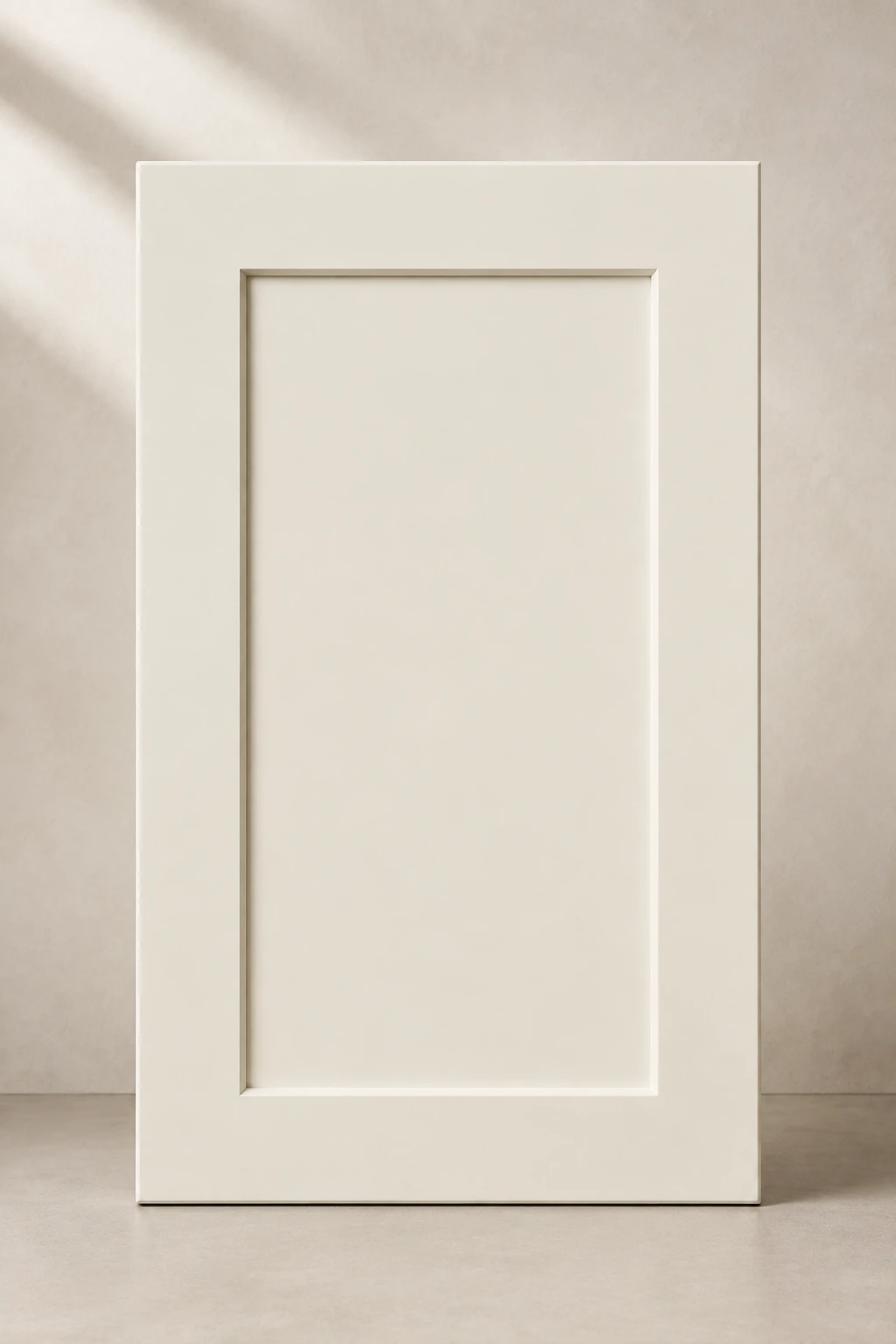 Shaker cabinet door in White Dove