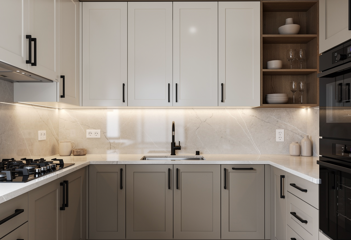 Cabinet refacing door profile detail